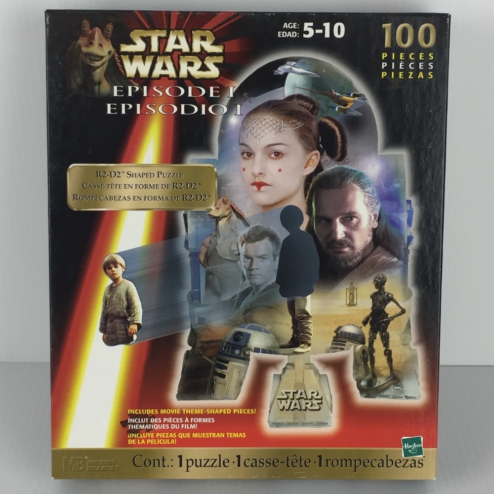 NEW Star Wars Jigsaw Puzzle 100 Pieces R2-D2 Shaped Puzzle